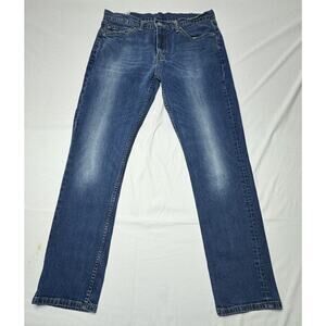 Levis 511 Men's Slim Fit Straight Leg Med Wash Blue‎ Denim Jeans - Size 34x30.5*